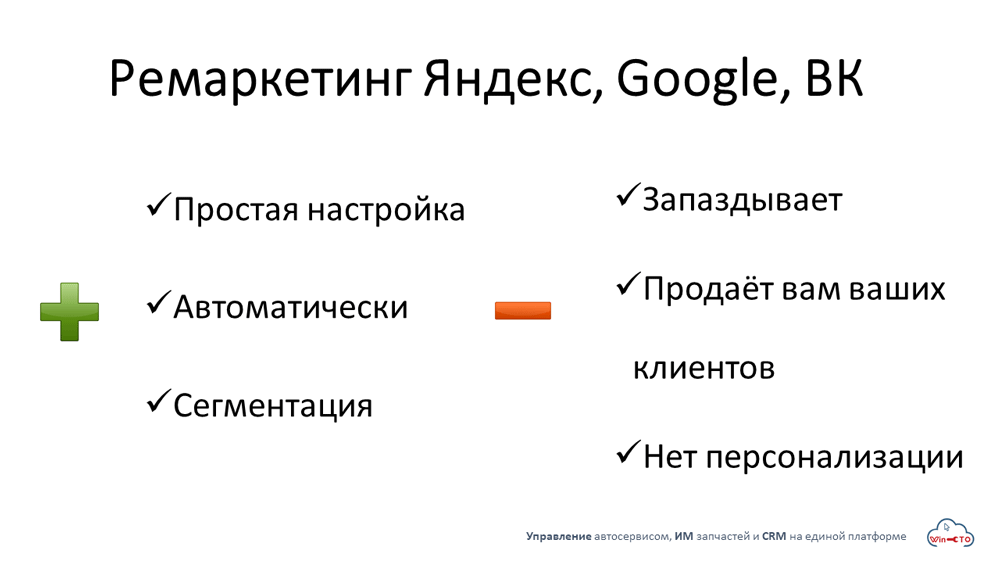 Ремаркетинг Яндекс Google ВК простая настройка сегментация  во Владимире